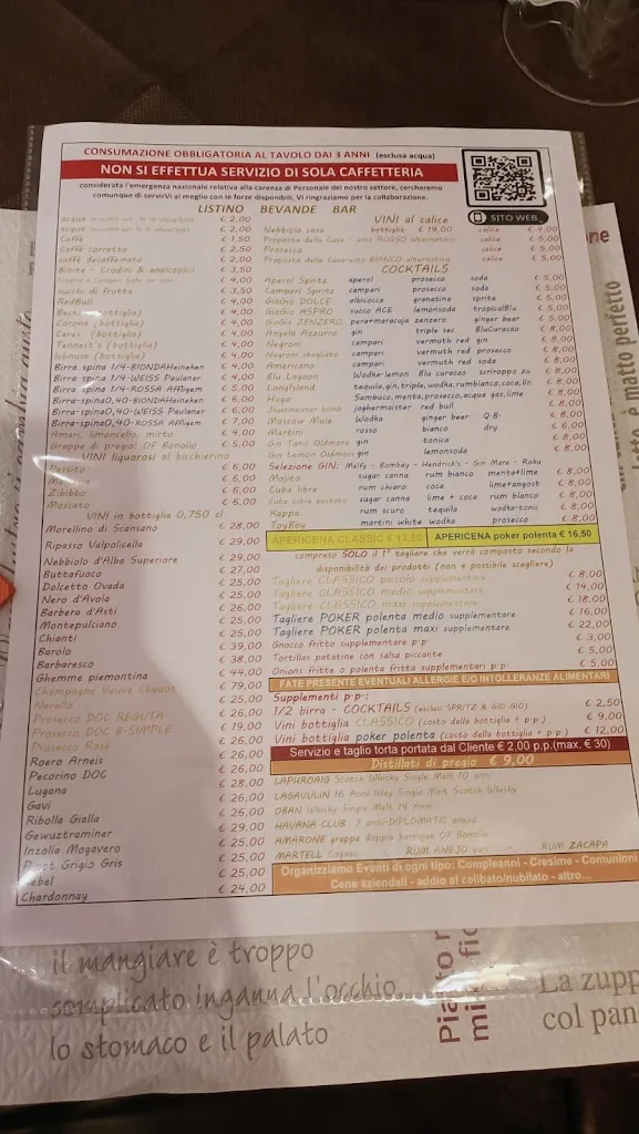 Menu_Trattoria Da Zia Giò_Cameri_image_1