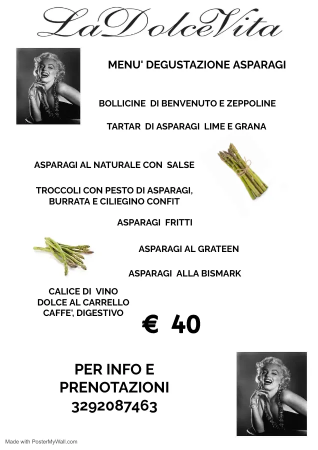 Menu_LA DOLCE VITA PIZZERIA RISTORANTE_Cambiano_image_1