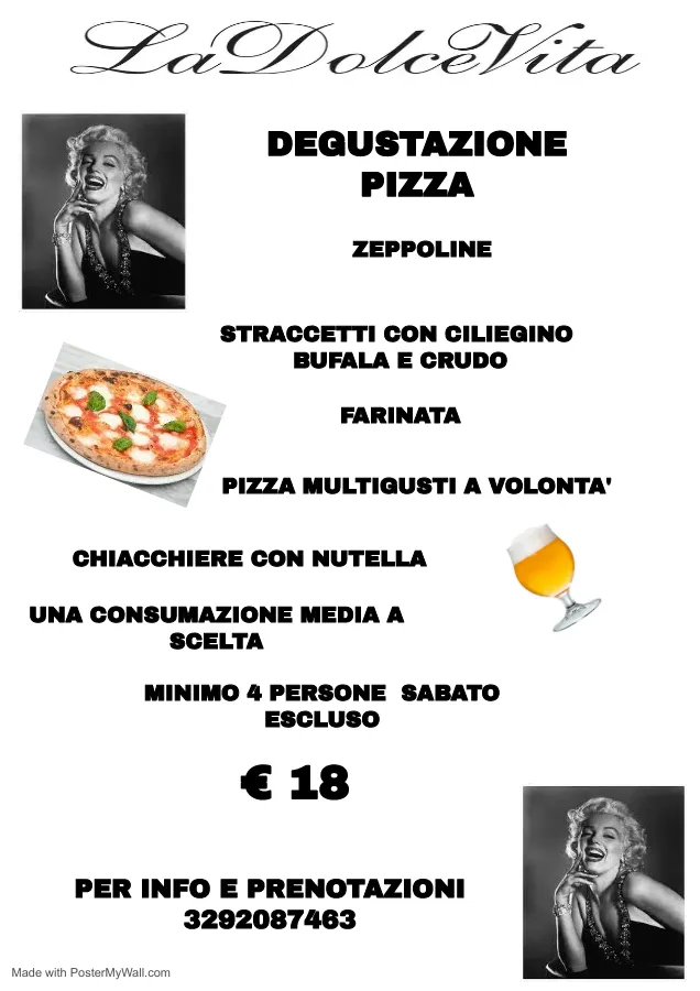 Menu_LA DOLCE VITA PIZZERIA RISTORANTE_Cambiano_image_3