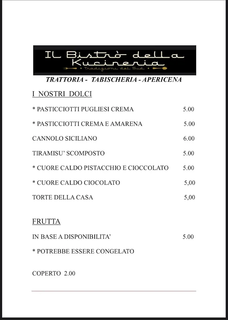 Menu_Il BISTRO’ DELLA KUCINERIA_Cambiano_image_2