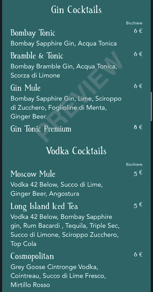 Menu_Silver Bar_Caraglio_image_2