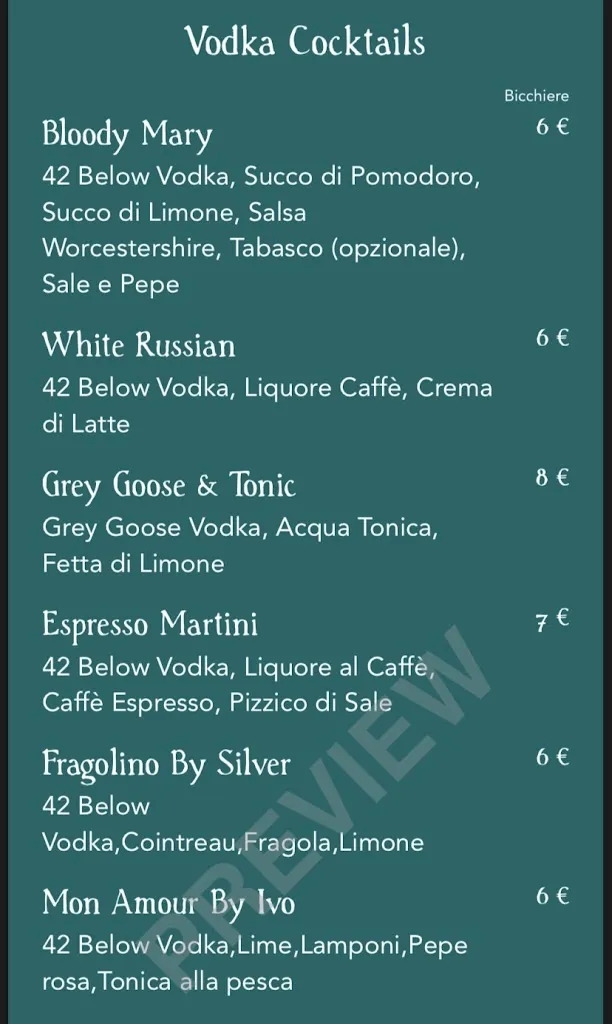 Menu_Silver Bar_Caraglio_image_4