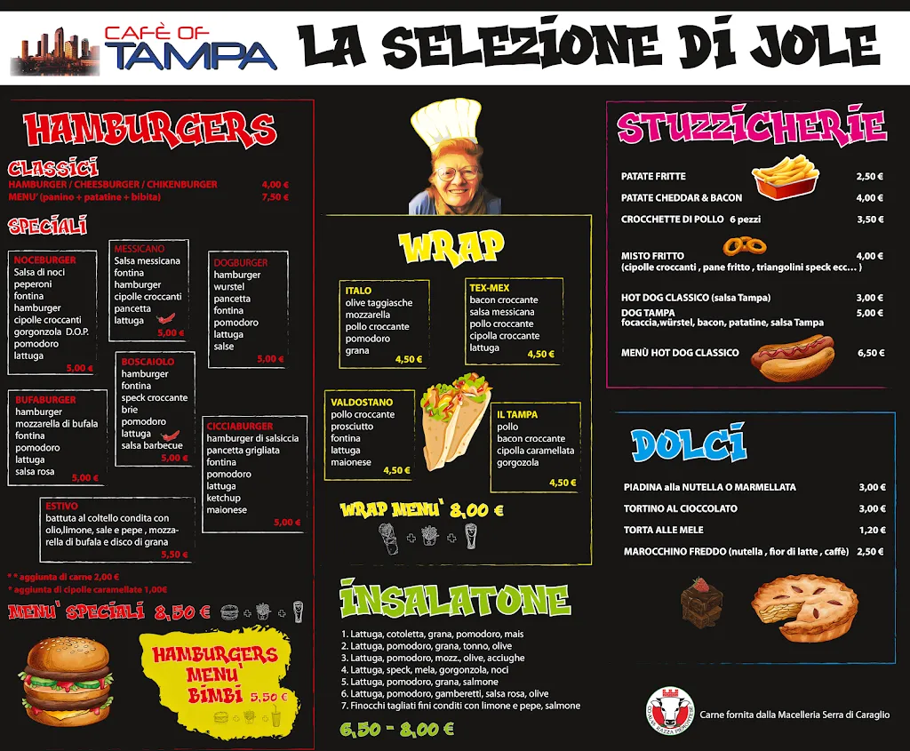 Menu_cafe of tampa bar/pub_Caraglio_image_1