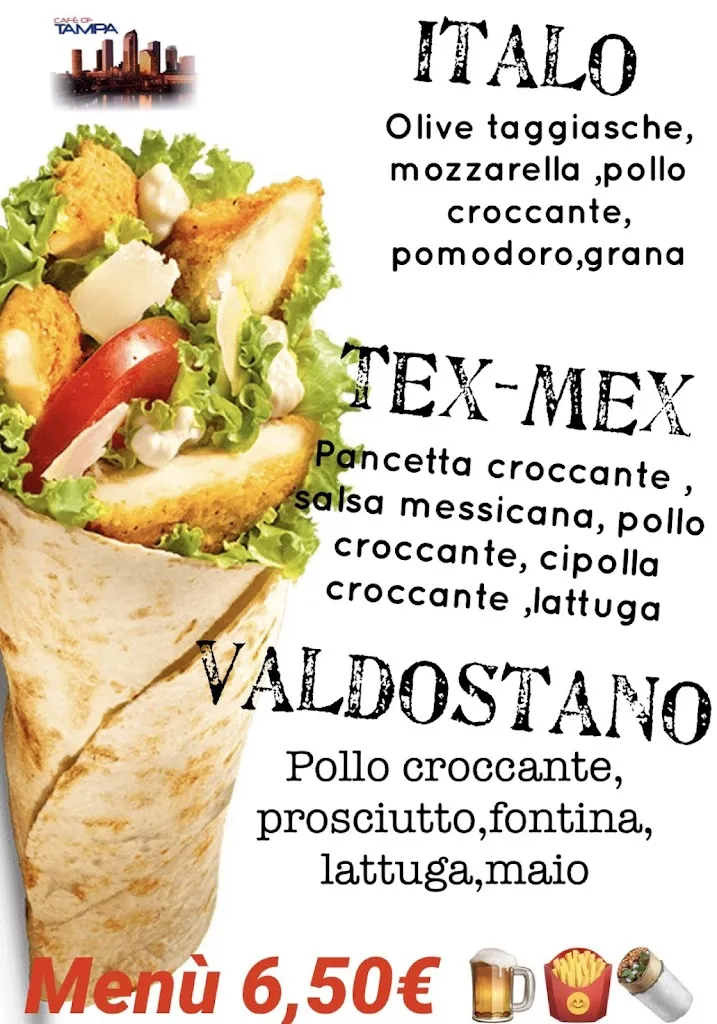 Menu_cafe of tampa bar/pub_Caraglio_image_4