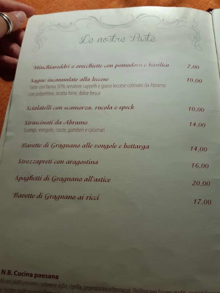 Menu_Trattoria da Abramo_Cerfignano_image_3