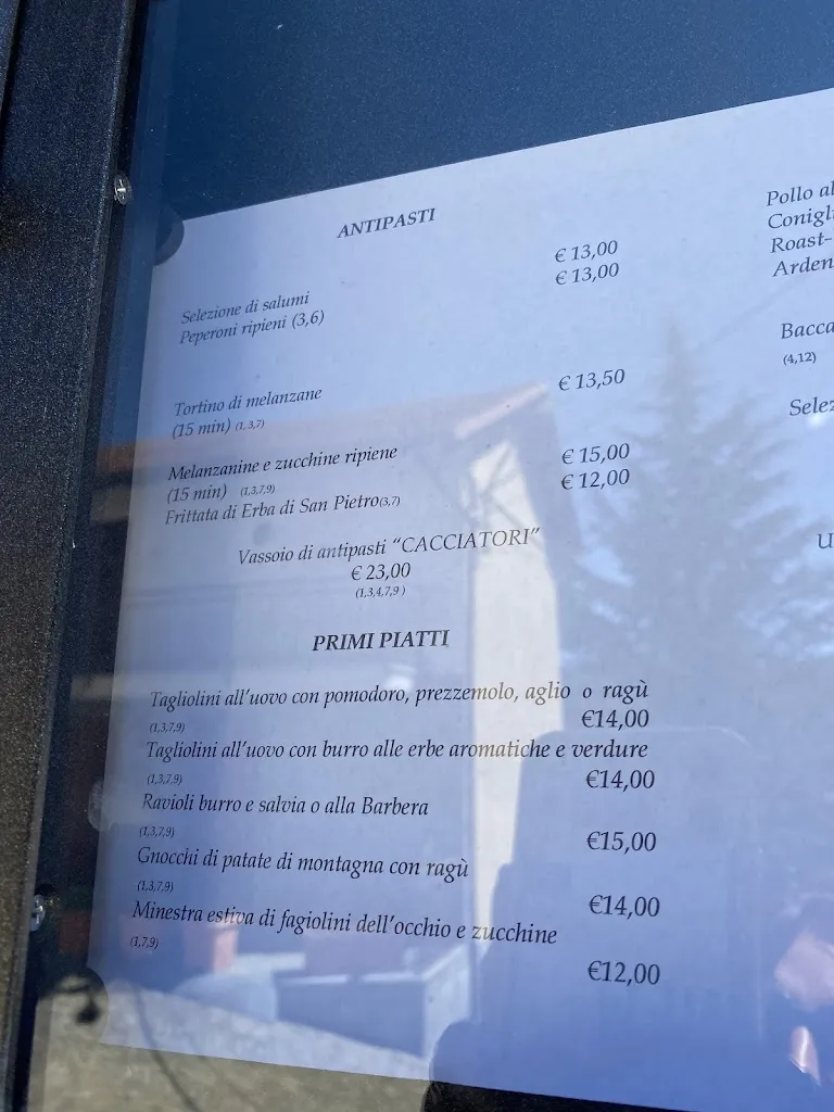 Menu_Ristorante Cacciatori di Milano Massimo_Cartosio_immagine_2