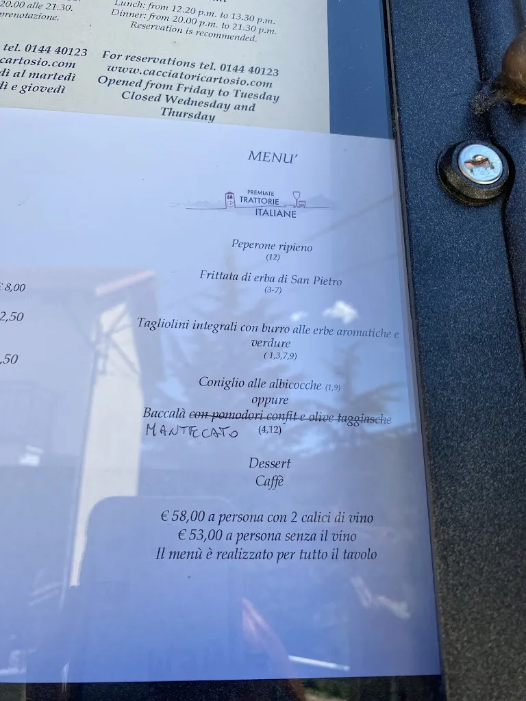 Menu_Ristorante Cacciatori di Milano Massimo_Cartosio_immagine_3