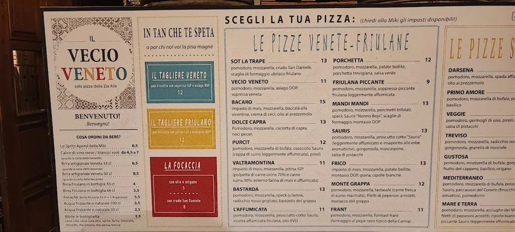 Menu_Vecio Veneto - Solo Pizza della Zia Alle_Casale Corte Cerro_image_2