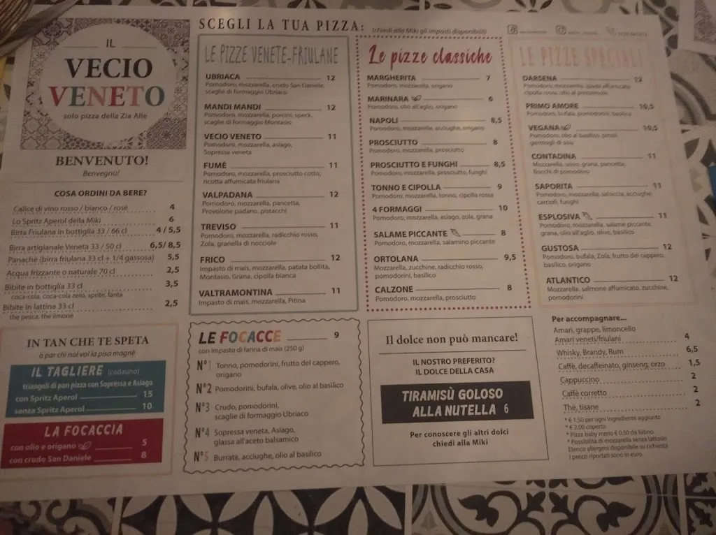 Menu_Vecio Veneto - Solo Pizza della Zia Alle_Casale Corte Cerro_image_3
