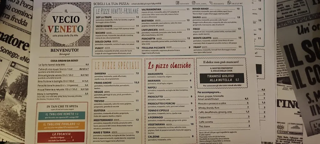 Menu_Vecio Veneto - Solo Pizza della Zia Alle_Casale Corte Cerro_image_4
