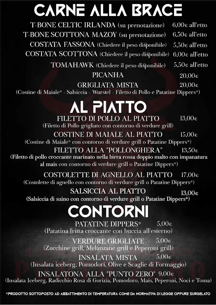 Menu_Punto Zero Steakhouse/Pub/Birreria_Casalgrasso_image_2