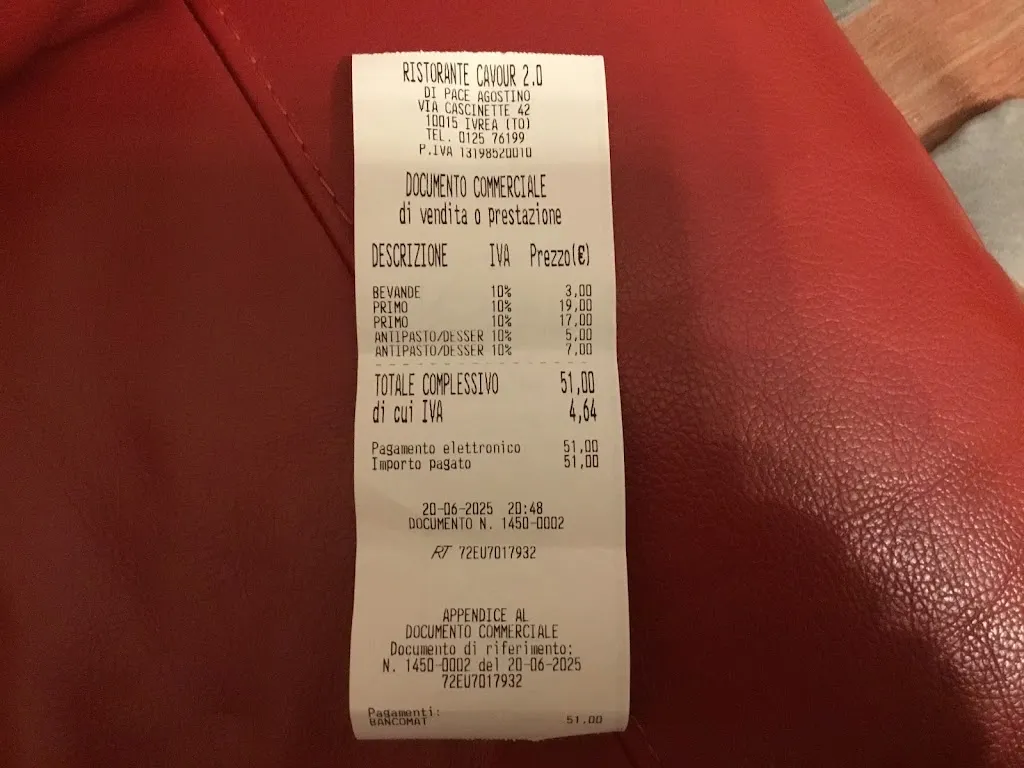 vittorio pizzi_Ristorante Cavour 2.0_Cascinette d'Ivrea_review