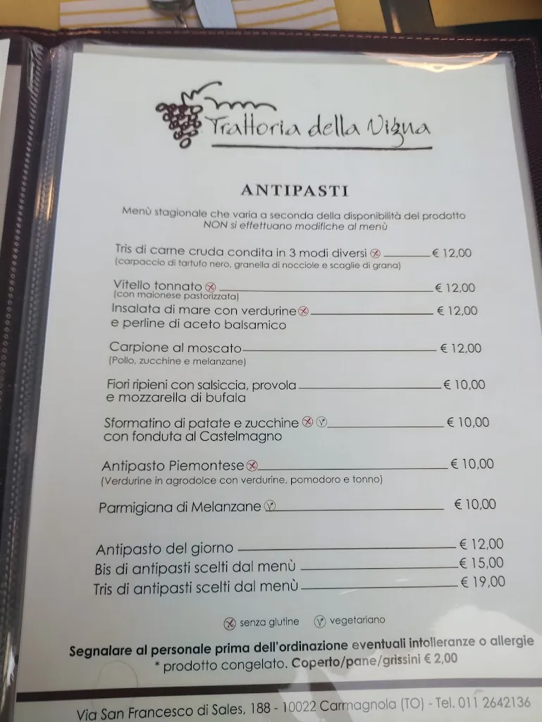 Menu_Trattoria della Vigna_Carmagnola_image_2