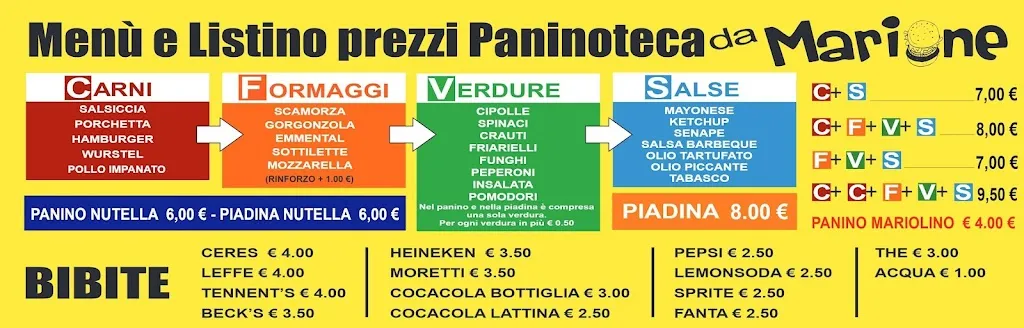 Menu_Paninoteca da Marione_Carmagnola_immagine_1