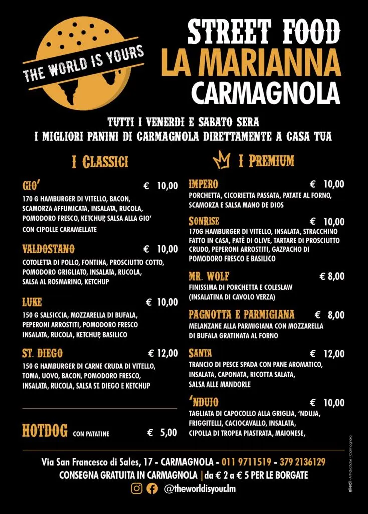 Menu_The World Is Yours_Carmagnola_image_3