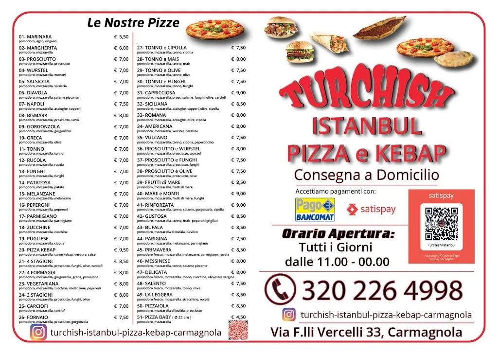 Menu_Turkish Istanbul pizza kebab Carmagnola_Carmagnola_image_1