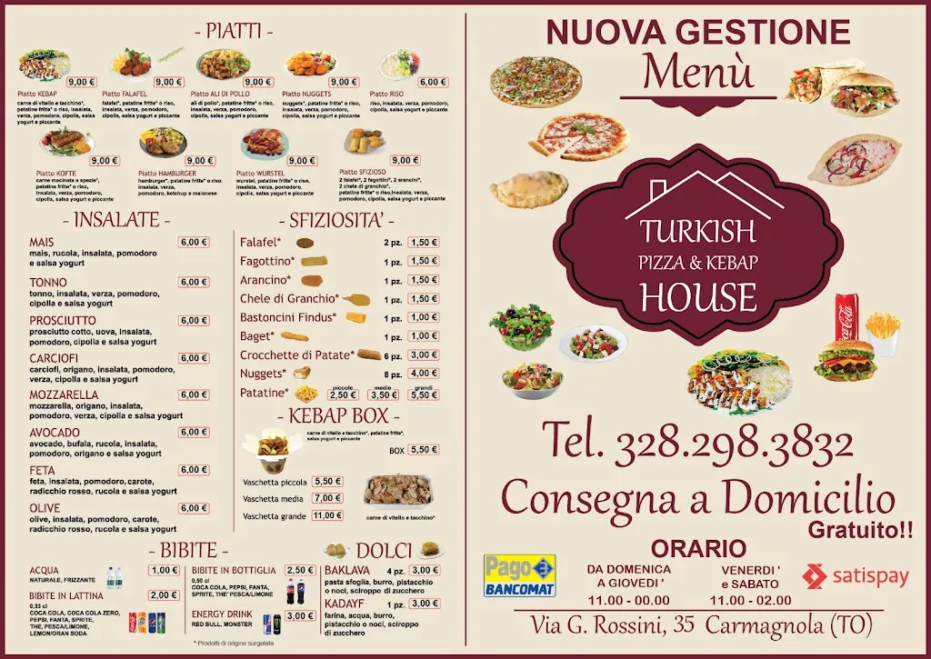 Menu_Turkish Pizza & Kebap House_Carmagnola_image_1