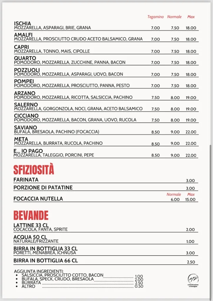 Menu_Pizzeria Passione a legna_Carmagnola_image_1