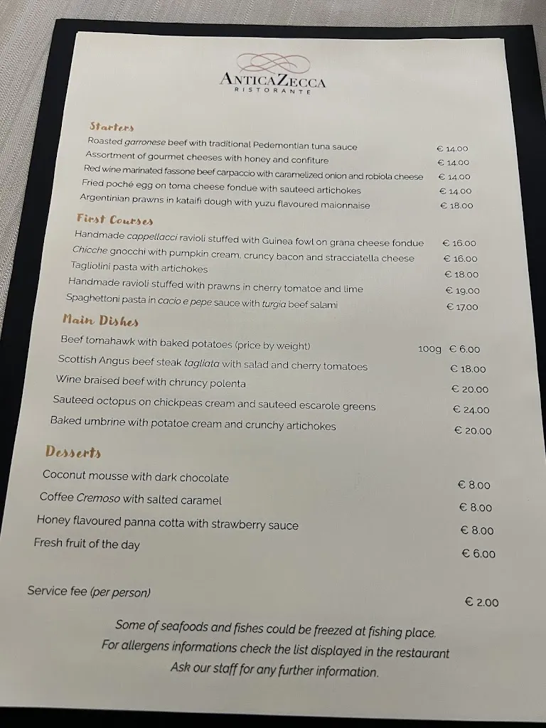 Menu_Antica Zecca_Caselle Torinese_image_2