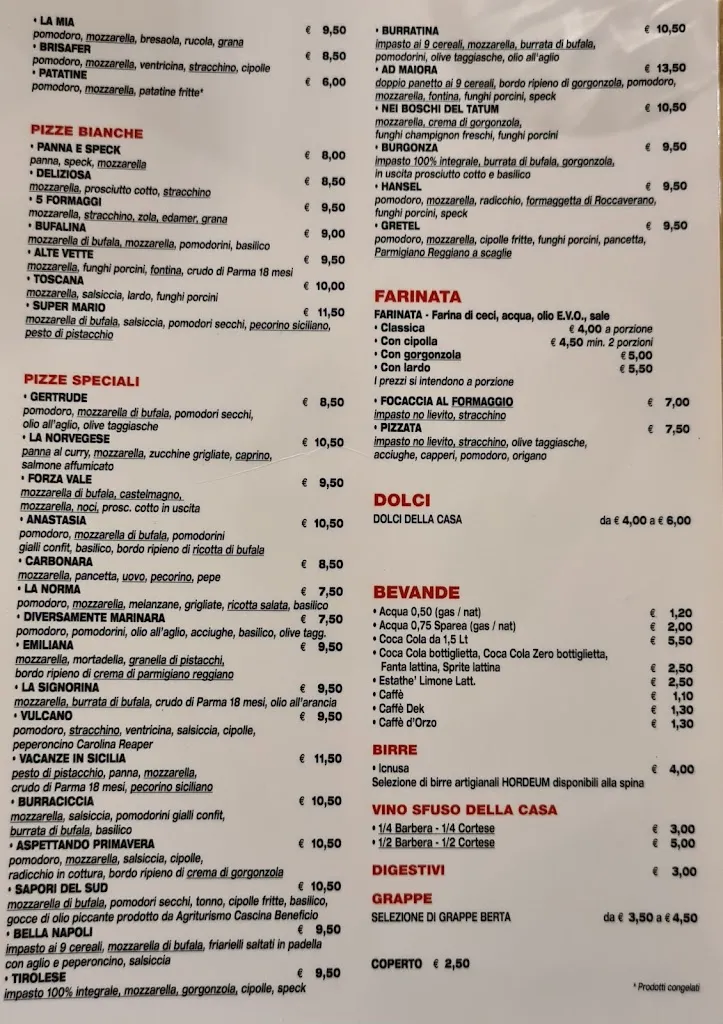 Menu_Tatum Hosteria - Pizzeria - Farinata_Cassine_image_1