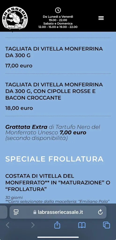 Menu_Ristorante Brasserie Oscar_Casale Monferrato_image_1