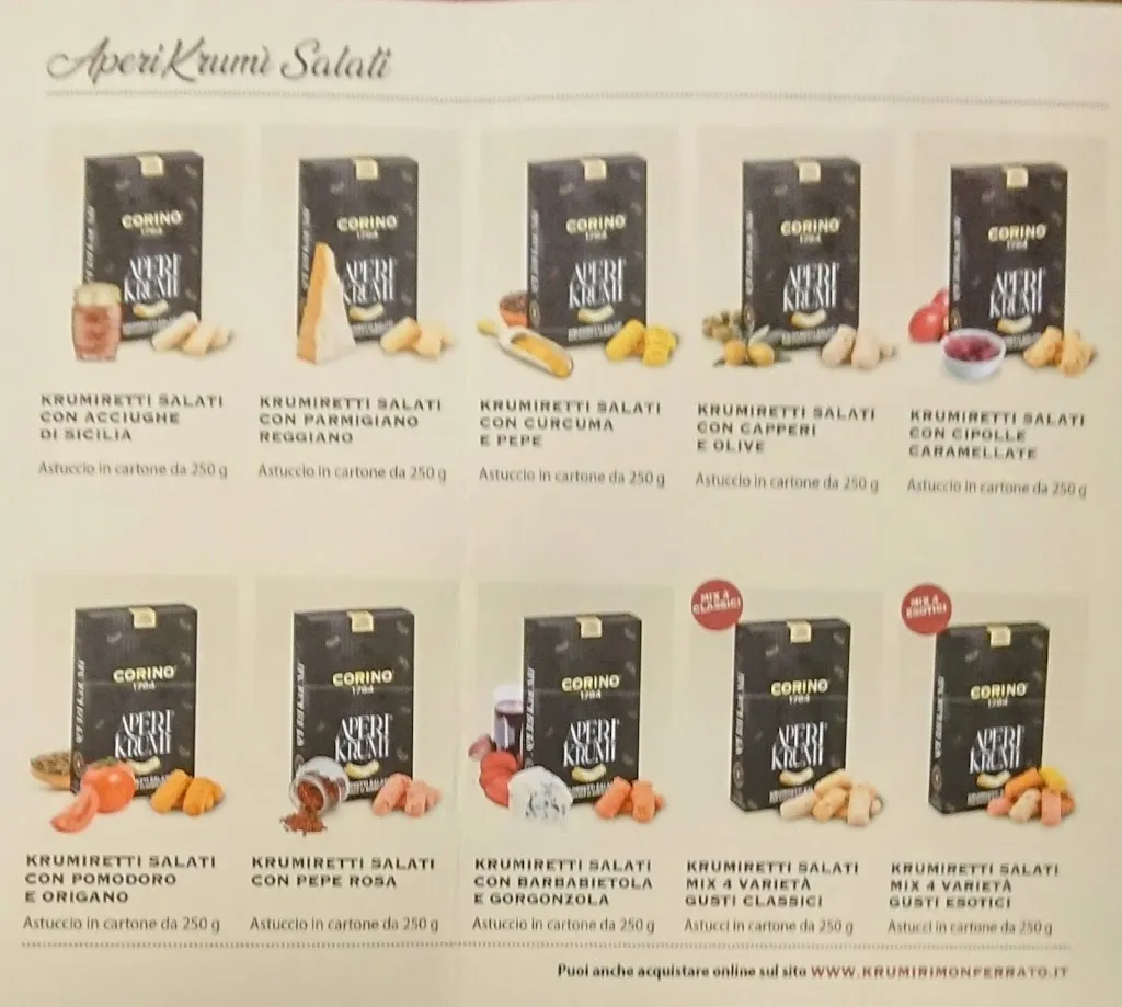 Menu_Krumireria Antica Drogheria Corino 1764_Casale Monferrato_image_1