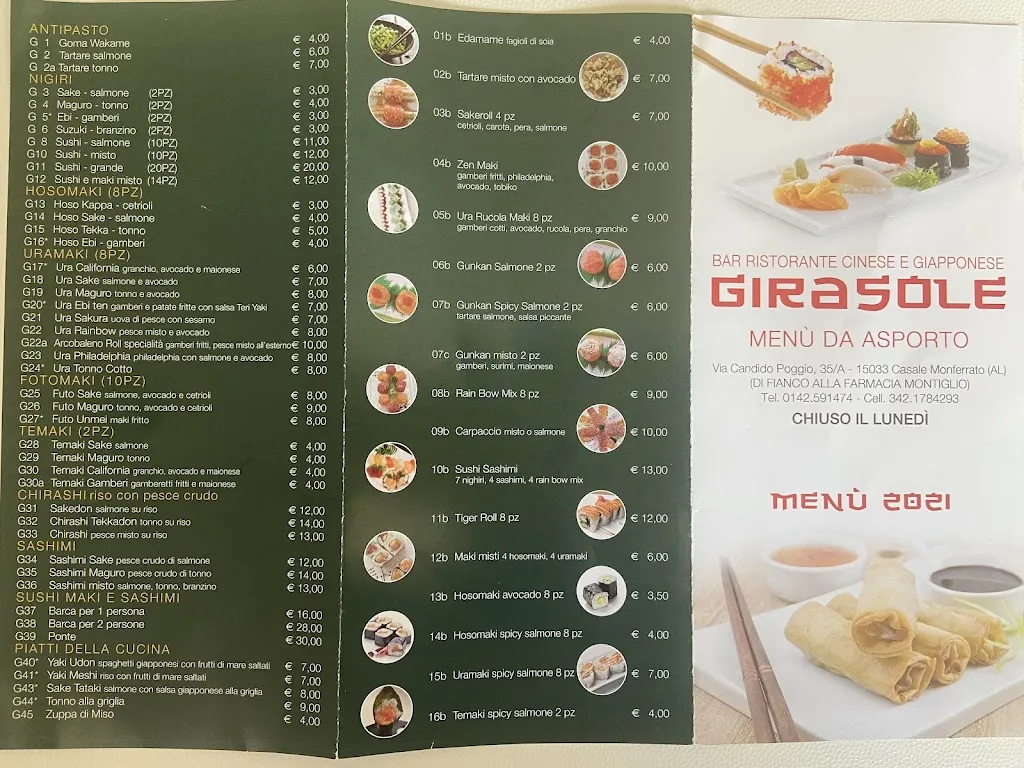 Menu_Bar Ristorante Cinese e Giapponese Girasole_Casale Monferrato_image_1