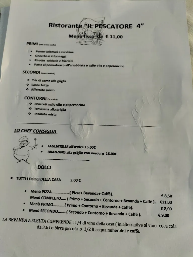 Menu_Ristorante Pizzeria Il Pescatore 4_Casale Monferrato_image_1
