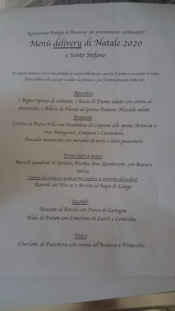 Menu_Ristorante Bottega di Rosanna e Appartamenti_Castagnole delle Lanze_imagen_1