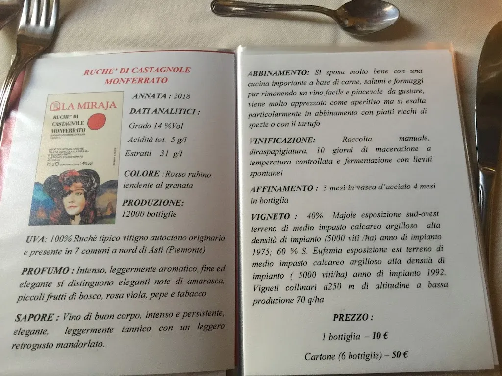 Menu_La Miraja Agriturismo & Cantina_Castagnole Monferrato_image_1