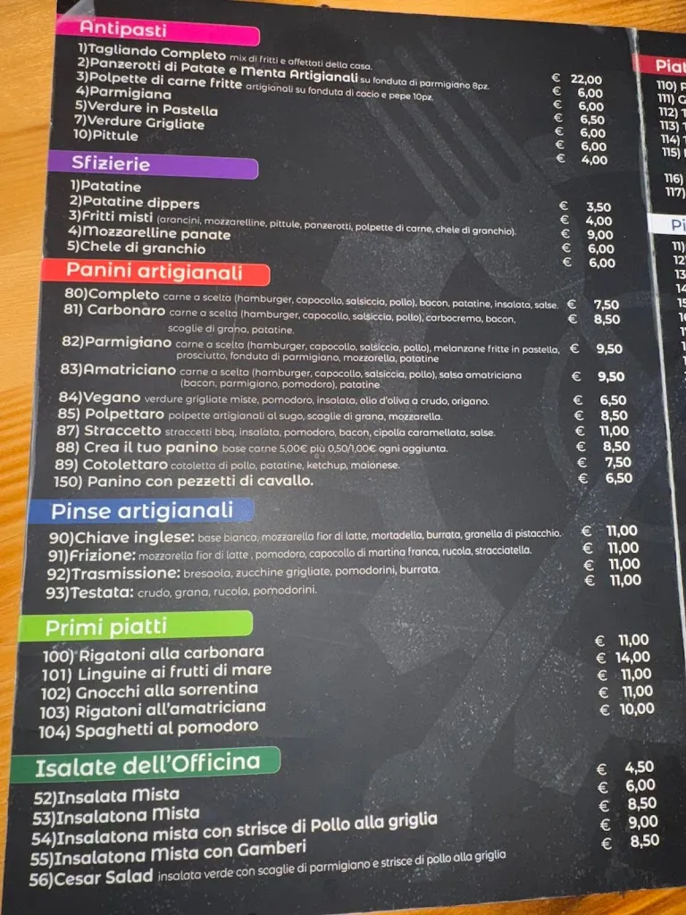Menu_L' OFFICINA Pizza & Grill_Collepasso_image_3