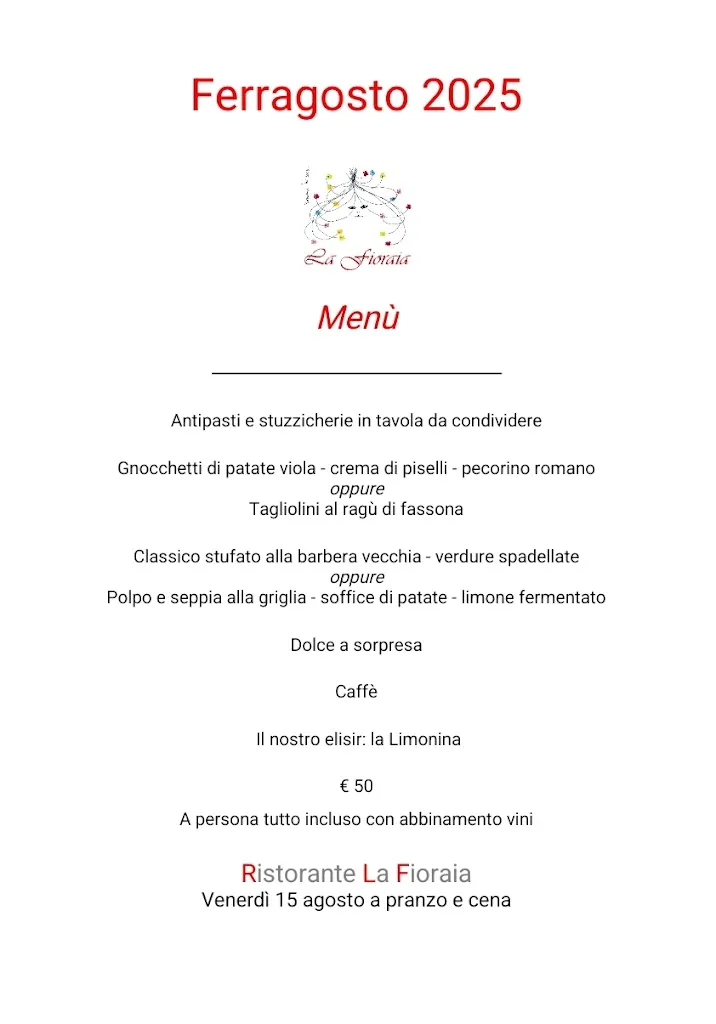 Menu_Ristorante La Fioraia_Castello di Annone_image_1