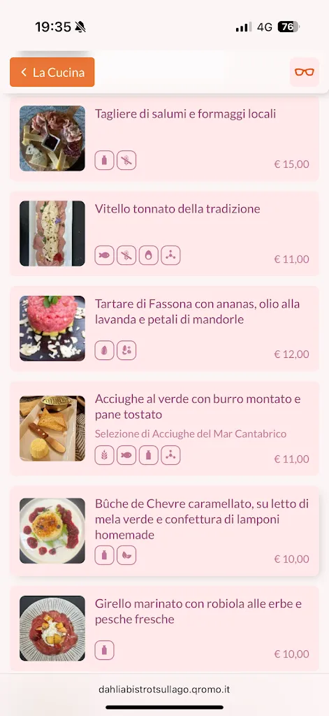 Menu_Dahlia bistrot sul lago_Castiglione Torinese_image_1