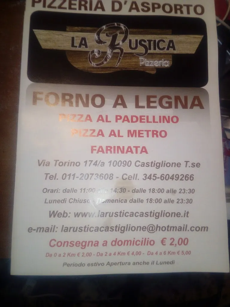 Menu_Pizzeria La Rustica_Castiglione Torinese_image_1