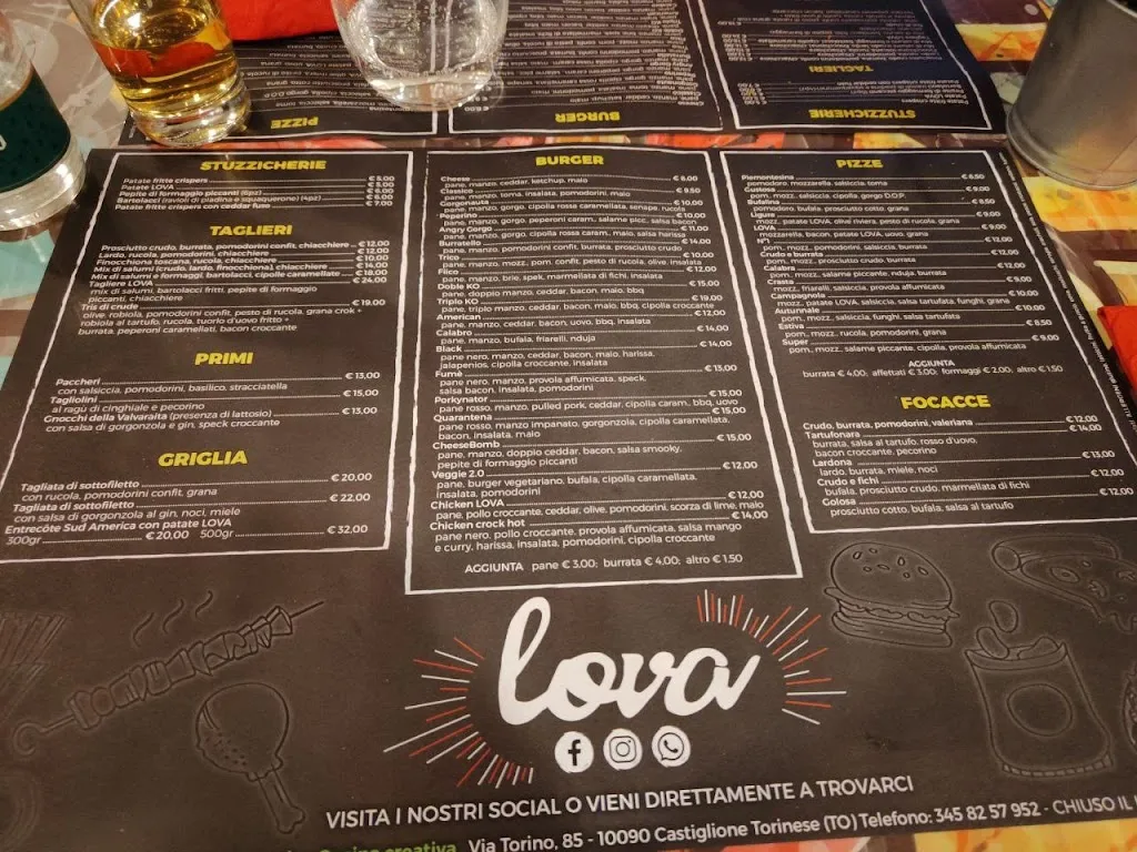 Menu_Lova food & drink_Castiglione Torinese_image_1