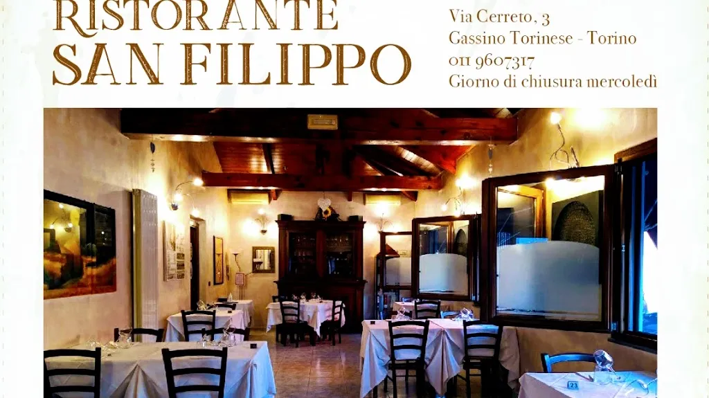 Ristorante San Filippo......... restaurant in Castiglione Torinese