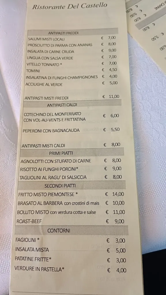 Menu_Ristorante Del Castello - Cereseto Monferrato_Cereseto_image_1