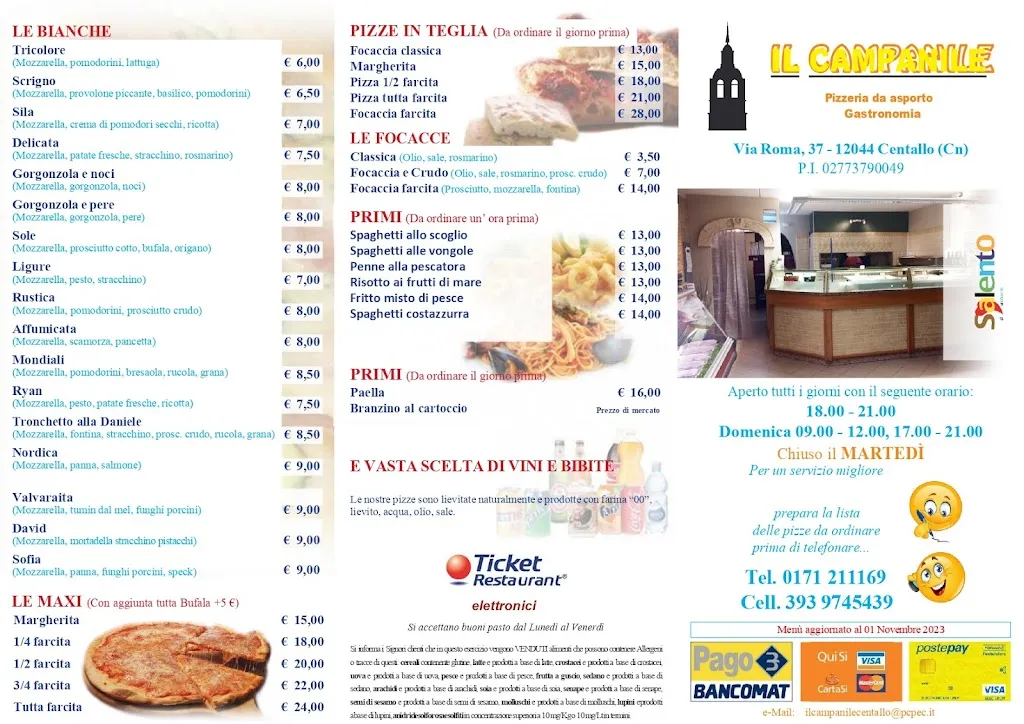 Menu_Il Campanile Di Coia Daniele E C. S.A.S._Centallo_image_2