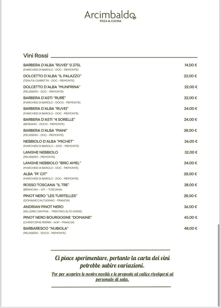 Menu_Arcimbaldo Pizza e Cucina_Centallo_image_2