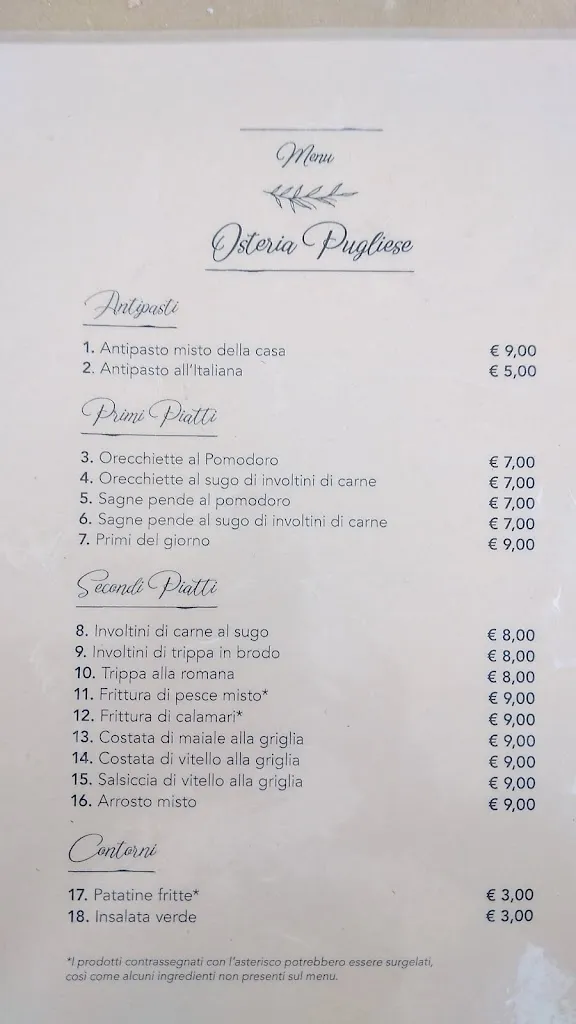 Menu_Osteria Pugliese_Ceglie Messapica_immagine_2