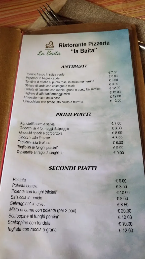 Menu_Bar Ristorante Pizzeria 