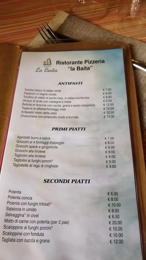 Menu_Bar Ristorante Pizzeria 