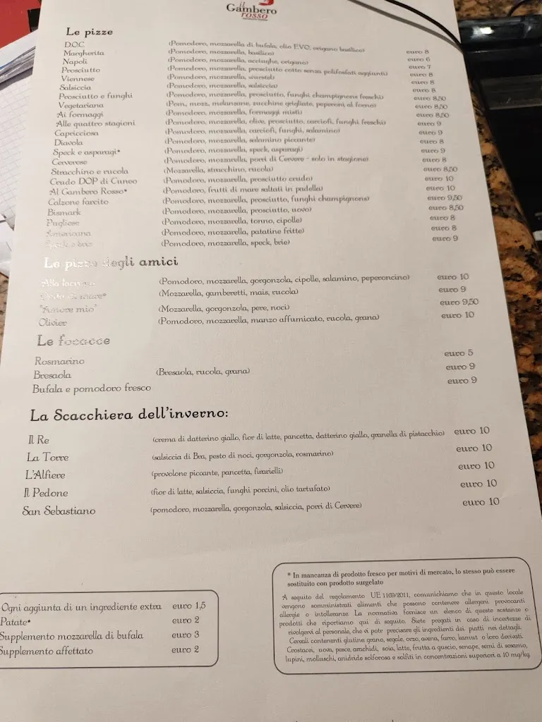 Menu_Pizzeria Ristorante Il Gambero Rosso_Cervere_image_3