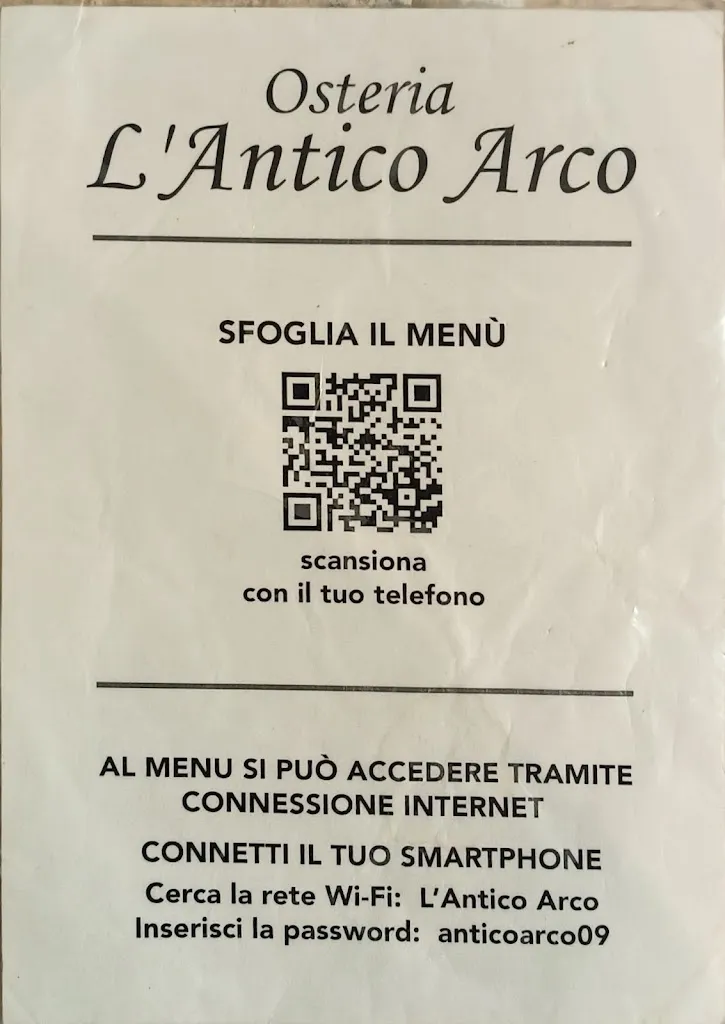 Menu_L'Antico Arco Osteria_Ceglie Messapica_image_1