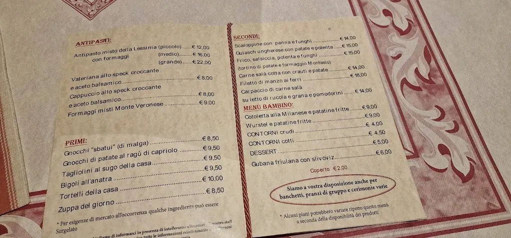 Menü_Ristorante nani_Chiesanuova_Bild_1