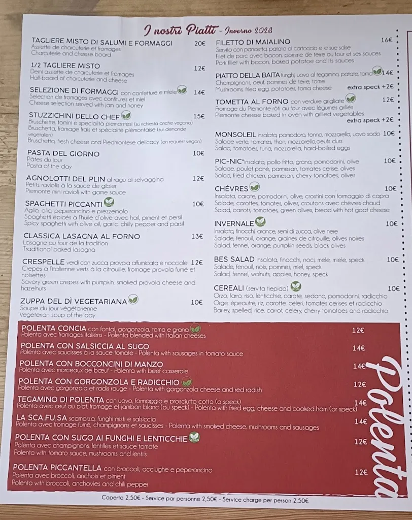 Menü_Châlet Monsoleil_Cesana Torinese_Bild_1