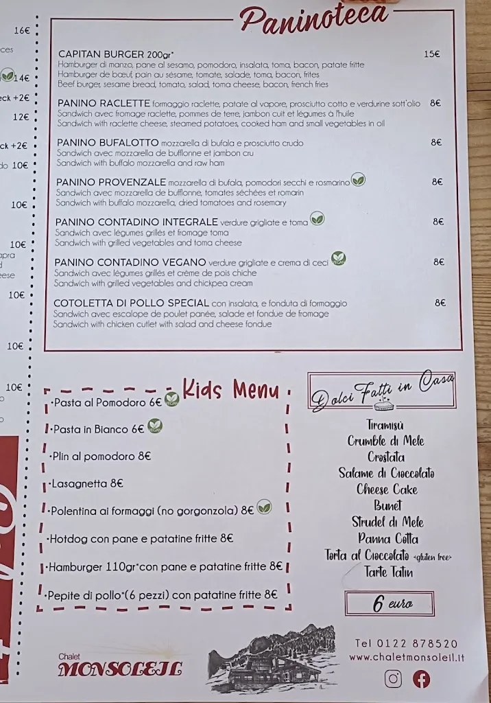Menü_Châlet Monsoleil_Cesana Torinese_Bild_2