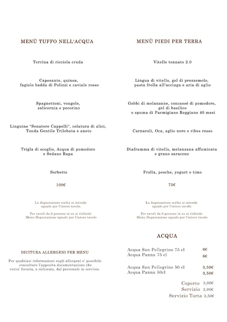 Menü_TRENTATRE' RISTORANTE_Cherasco_Bild_2