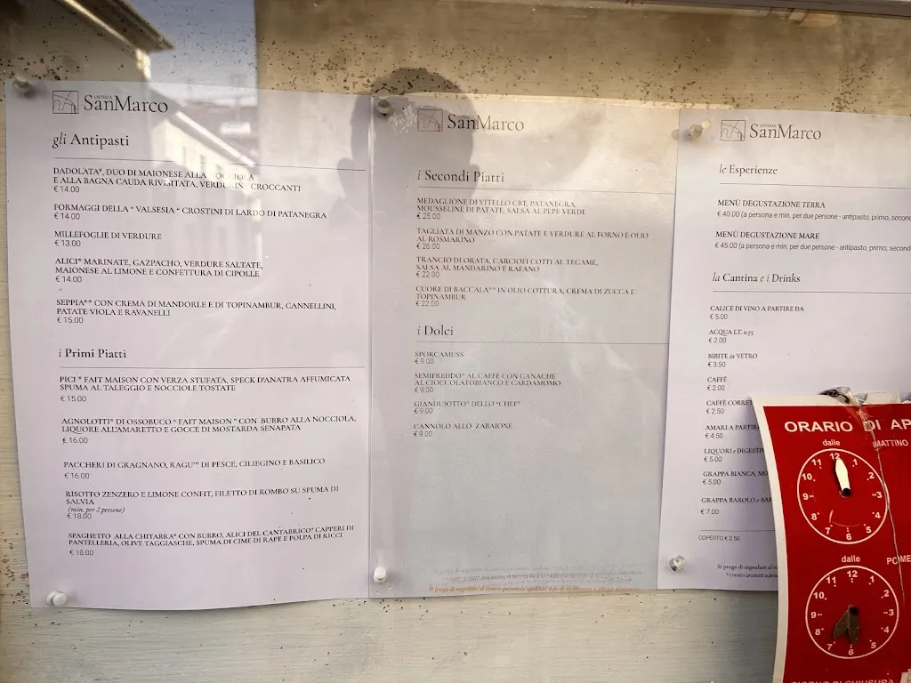 Menu_Osteria San Marco_Chivasso_image_1