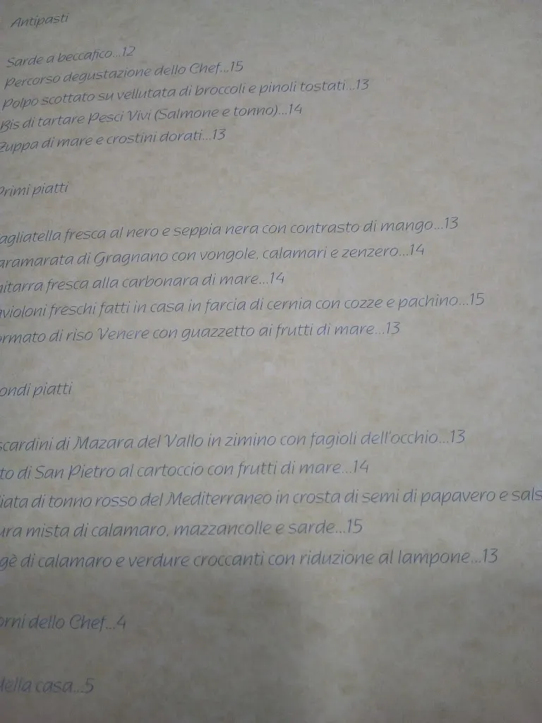Menu_Ristorante Specialità pesce Ristorante Pesci Vivi_Chivasso_immagine_2